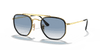 [Light Blue Gradient Lenses, Polished Arista Gold Frame]