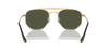 [Green Lenses, Polished Gold Frame]