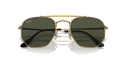 Green Lenses, Polished Gold Frame