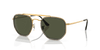 [Green Lenses, Polished Gold Frame]