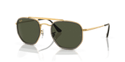 Green Lenses, Polished Gold Frame