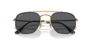 Dark Grey Lenses, Polished Gold Frame