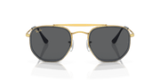 Dark Grey Lenses, Polished Gold Frame