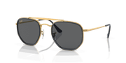 Dark Grey Lenses, Polished Gold Frame