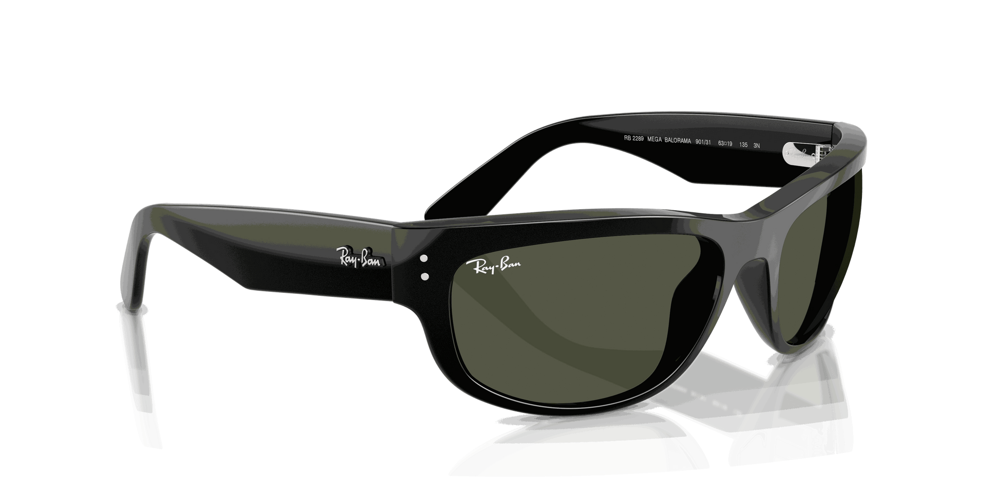 [G-15 Green Lenses, Polished Black Frame]