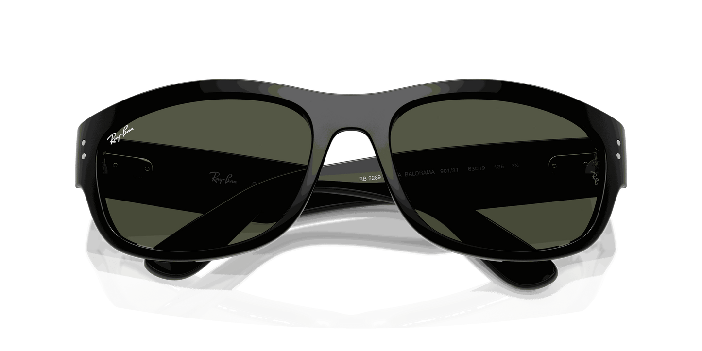 [G-15 Green Lenses, Polished Black Frame]