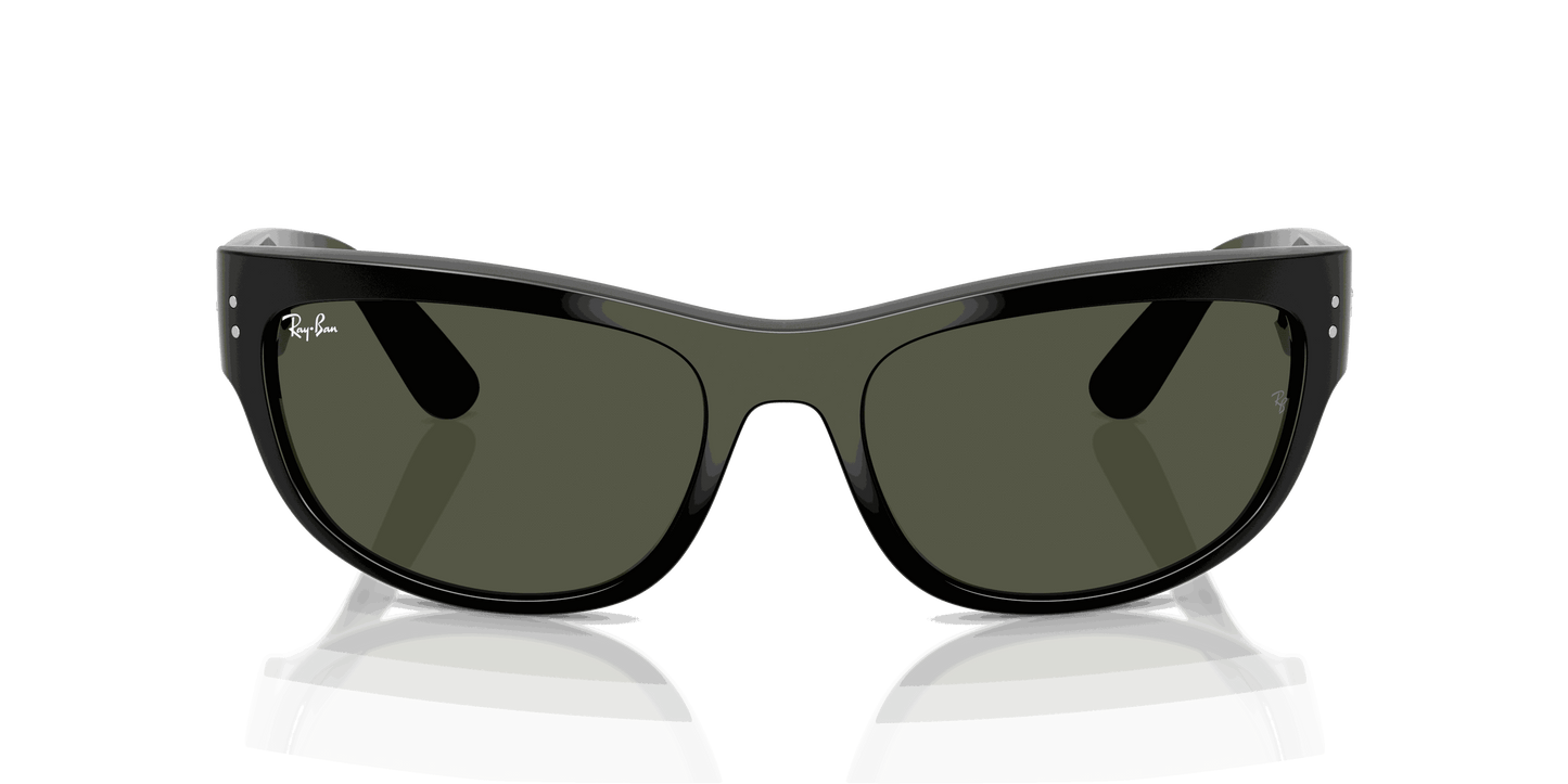 [G-15 Green Lenses, Polished Black Frame]