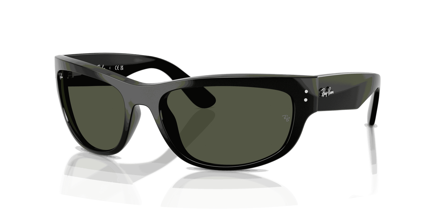 [G-15 Green Lenses, Polished Black Frame]