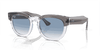 [Light Blue Lenses, Polished Grey On Transparent Frame]