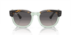 [Grey Lenses, Polished Havana On Transparent Green Frame]