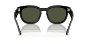 Green Lenses, Polished Black Frame