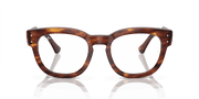 Clear Lenses, Polished Striped Havana Frame