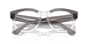 Clear Lenses, Polished Grey On Transparent Frame