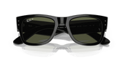 Green Lenses, Polished Black Frame