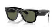 Green Lenses, Polished Black Frame