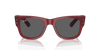 [Dark Grey Lenses, Polished Transparent Red Frame]