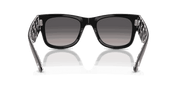 Grey Gradient Polar Lenses, Polished Black Frame