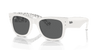 [Dark Grey Lenses, Polished White Frame]