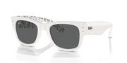 Dark Grey Lenses, Polished White Frame