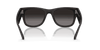 [Grey Gradient Polar Lenses, Matte Sand Black Frame]