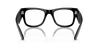 [Clear Lenses, Polished Black Frame]