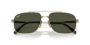 Green Lenses, Polished Arista Gold Frame