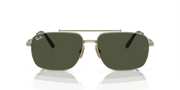 Green Lenses, Polished Arista Gold Frame