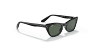 Dark Green Lenses, Polished Black Frame