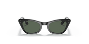 Dark Green Lenses, Polished Black Frame