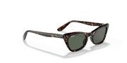 Dark Green Lenses, Polished Havana Frame