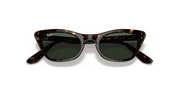 Dark Green Lenses, Polished Havana Frame