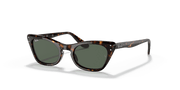 Dark Green Lenses, Polished Havana Frame