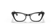 Clear Lenses, Polished Black Frame