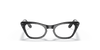 [Clear Lenses, Polished Black Frame]