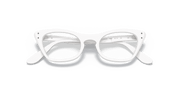 Clear Lenses, Polished White Frame