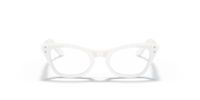 Clear Lenses, Polished White Frame