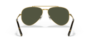 Green Lenses, Polished Gold Frame