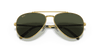 [Green Lenses, Polished Gold Frame]