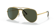 Green Lenses, Polished Gold Frame