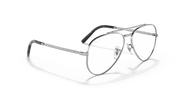 Clear Lenses, Polished Silver Frame