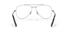 [Clear Lenses, Polished Silver Frame]