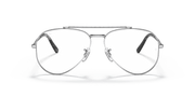 Clear Lenses, Polished Silver Frame