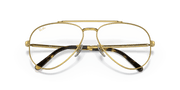 Clear Lenses, Polished Gold Frame