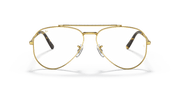 Clear Lenses, Polished Gold Frame