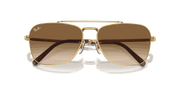 Light Brown Lenses, Polished Arista Gold Frame