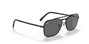 Dark Grey Lenses, Polished Black Frame