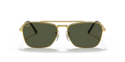 Green Lenses, Polished Gold Frame