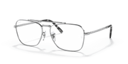 Clear Lenses, Polished Silver Frame