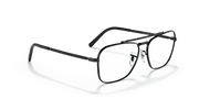 Clear Lenses, Polished Black Frame