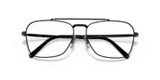 Clear Lenses, Polished Black Frame